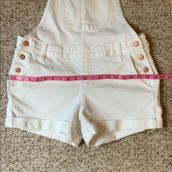 Old Navy White Overalls Size Small - Picture 5 of 7